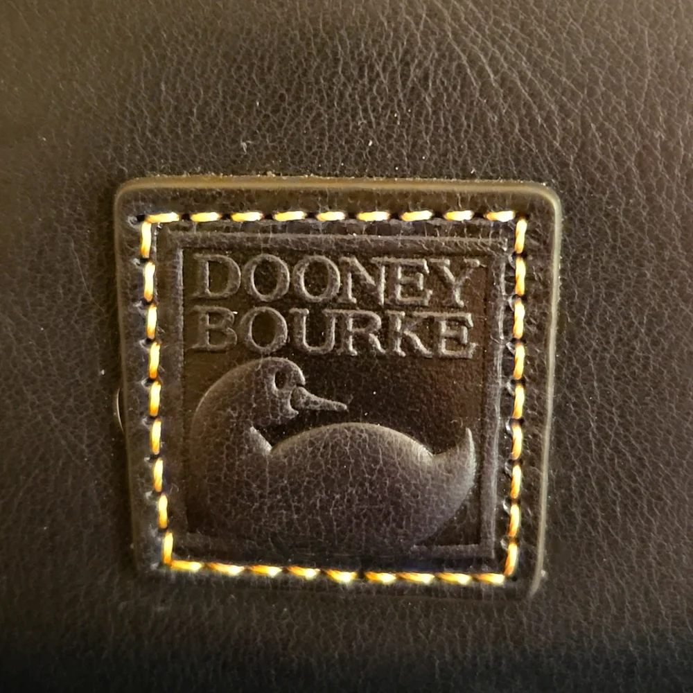 Dooney & Bourke Cassidy Hobo Navy Florentine leather NWT - Picture 13 of 15